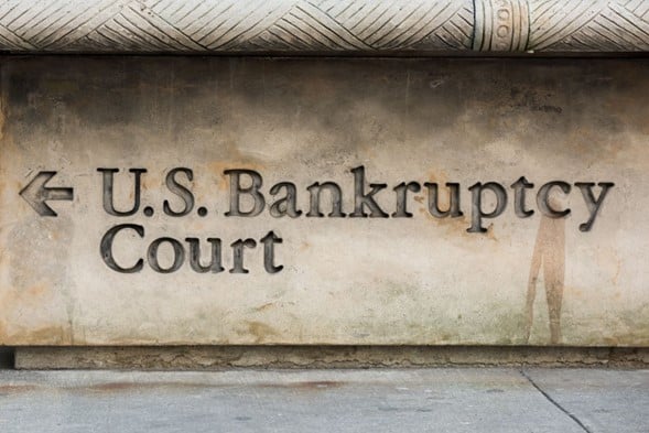 court building with engraving saying U.S Bankruptcy Court